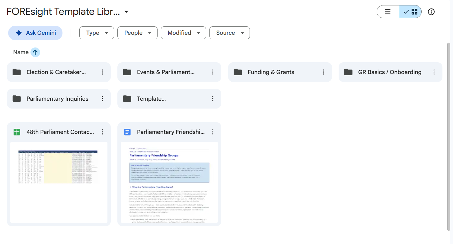 Template library